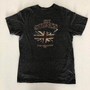 Bravado The Stones North American Tour 1981 SS Crew Nk Cotton T Shirt Grey Sz XL